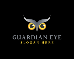 Nocturnal Owl Eyes logo design