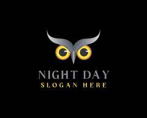 Nocturnal Owl Eyes logo design