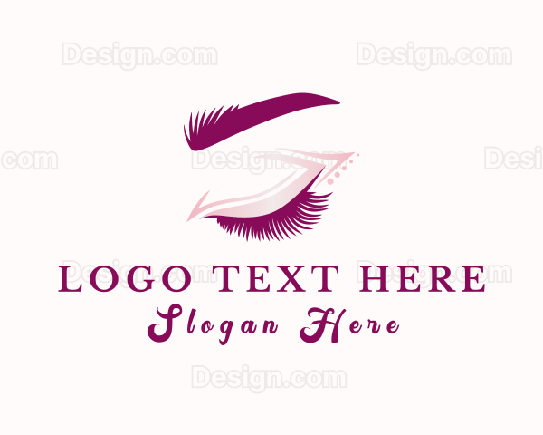 Aesthetic Eyelash Beauty Logo