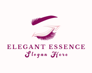 Aesthetic Eyelash Beauty logo design