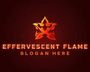 Star Flame Gaming logo design