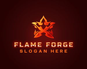 Star Flame Gaming logo design