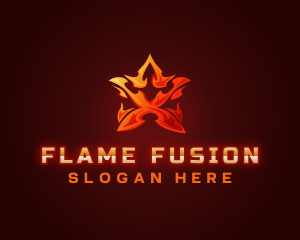 Star Flame Gaming logo design