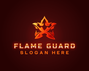 Star Flame Gaming logo design