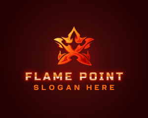 Star Flame Gaming logo design