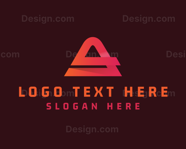 Generic Triangle Startup Letter A Logo