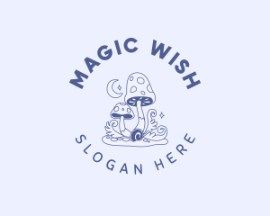 Magical Mushroom Fungus logo design