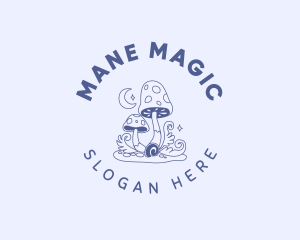 Magical Mushroom Fungus logo design