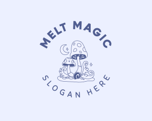 Magical Mushroom Fungus logo design