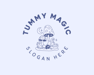 Magical Mushroom Fungus logo design