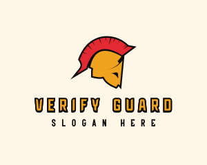 Spartan Helmet Warrior logo design