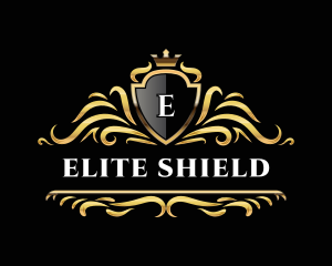 Premium Crest Shield logo design