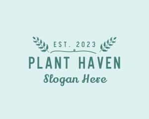 Gardening Plant Business logo design