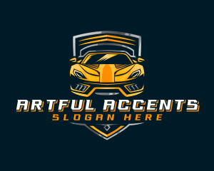 Sports Car Automotive logo design