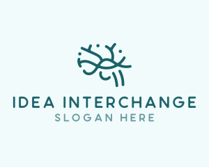 Brain Therapy Science logo design