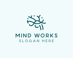 Brain Therapy Science logo design