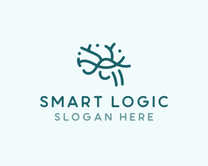 Brain Therapy Science logo design