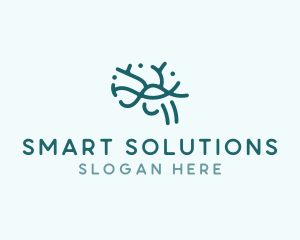 Brain Therapy Science logo design