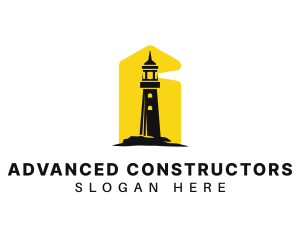 Lighthouse Tower Port logo design