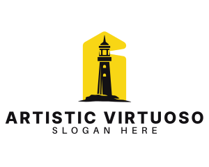 Lighthouse Tower Port logo design