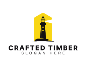 Lighthouse Tower Port logo design