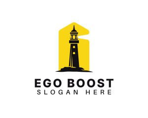 Lighthouse Tower Port logo design