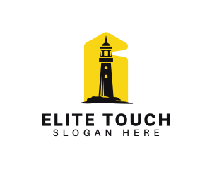 Lighthouse Tower Port logo design