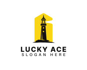 Lighthouse Tower Port logo design