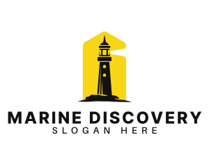 Lighthouse Tower Port logo design