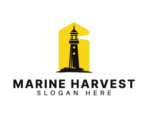 Lighthouse Tower Port logo design