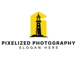 Lighthouse Tower Port logo design