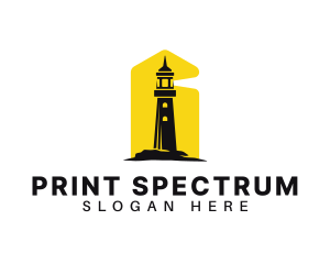 Lighthouse Tower Port logo design