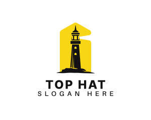 Lighthouse Tower Port logo design