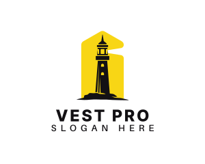 Lighthouse Tower Port logo design