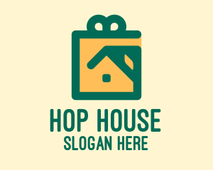 House Roof Gift  logo design