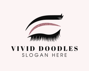 Eye Makeup Microblading   logo design