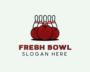 Bowling Sports Team logo design