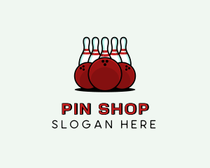 Bowling Ball Pins logo