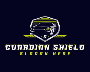 Car Shield Garage logo design