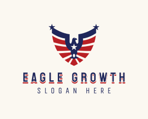 Political Eagle Symbol logo design