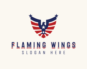 Political Eagle Symbol logo design