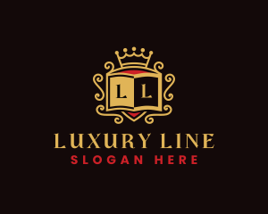 Luxury Crown Crest logo design