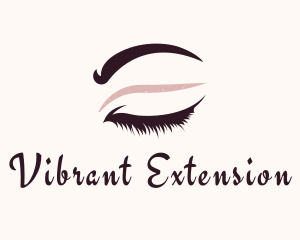 Brown Eyebrow Grooming logo design