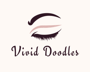 Brown Eyebrow Grooming logo design