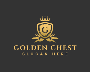 Royal Crown Shield Crest logo design