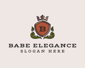 Elegant Shield Crest logo design