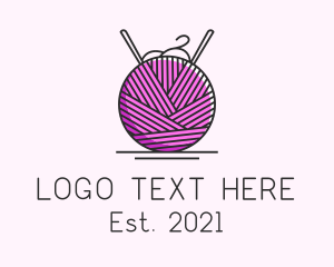 Pink Yarn Ball  logo