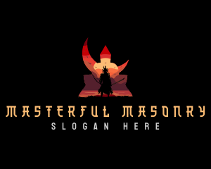 Japanese Shogun Warrior logo design