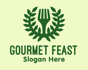 Green Herbal Fork Restaurant logo