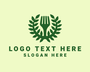 Green Herbal Fork Restaurant logo